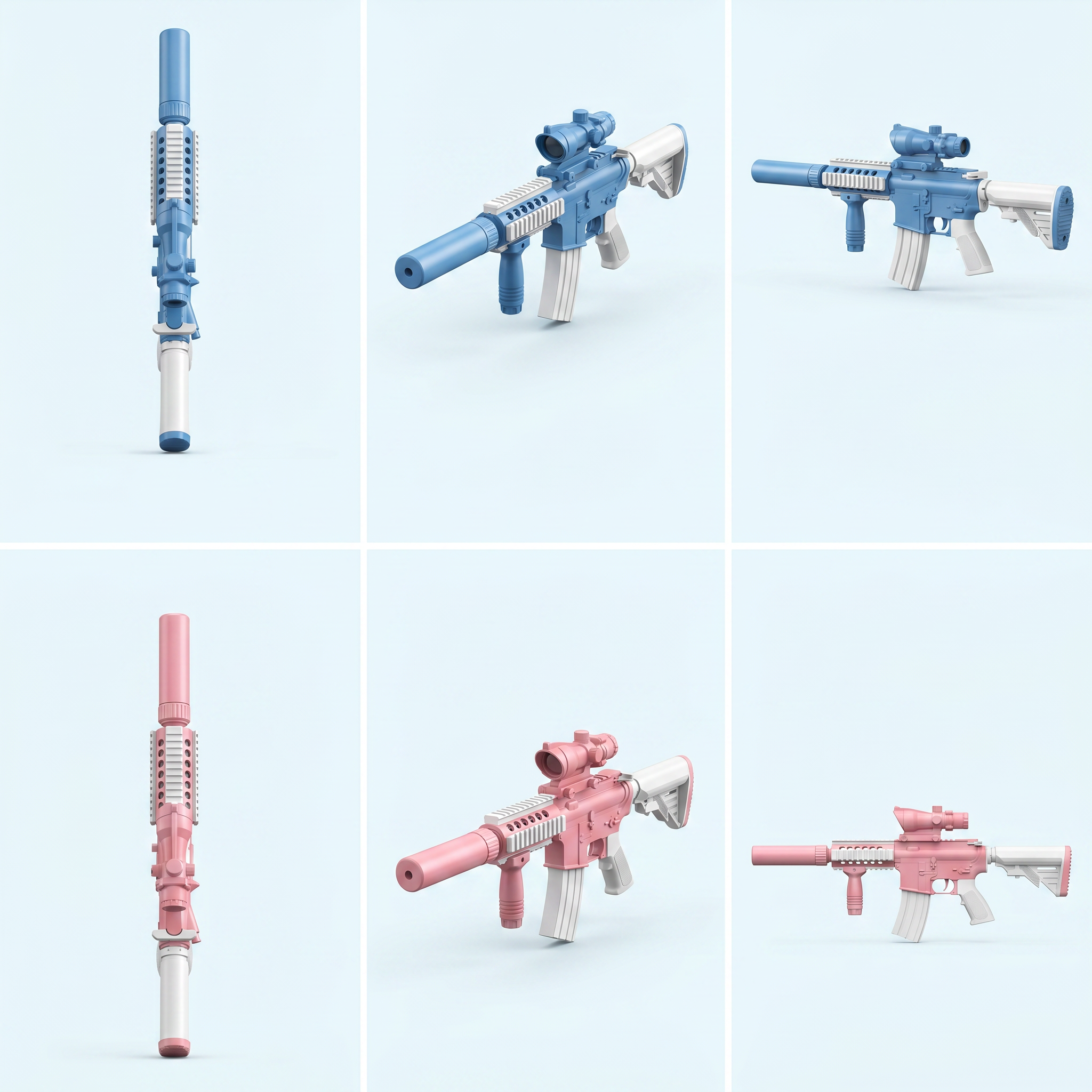 Enfant utilisant pistolet à eau électrique - SummerFrozen