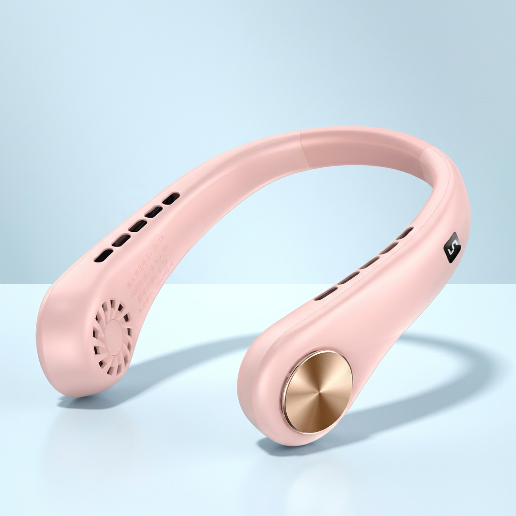 Ventilateur de cou rose - SummerFrozen