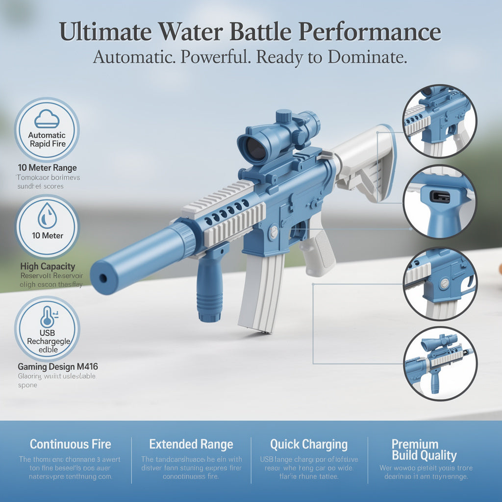 Pistolet à Eau Électrique Automatique